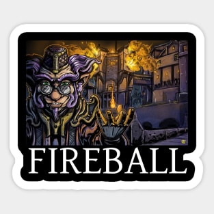 Caverns & Creatures: Fireball Sticker